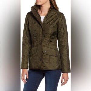 Barbour Calvary Polarquilt Lined Quilted Utility Jacket